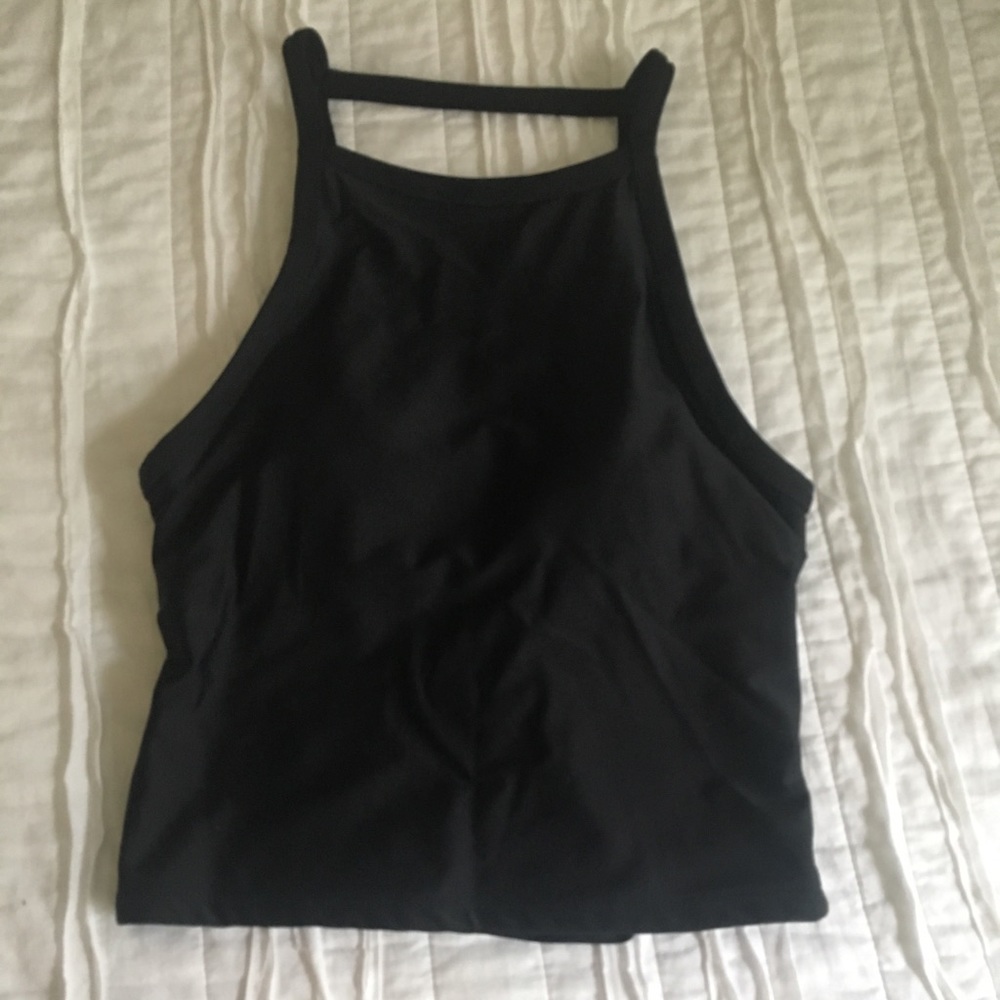 Kortni Jeane High Rise Swim Top